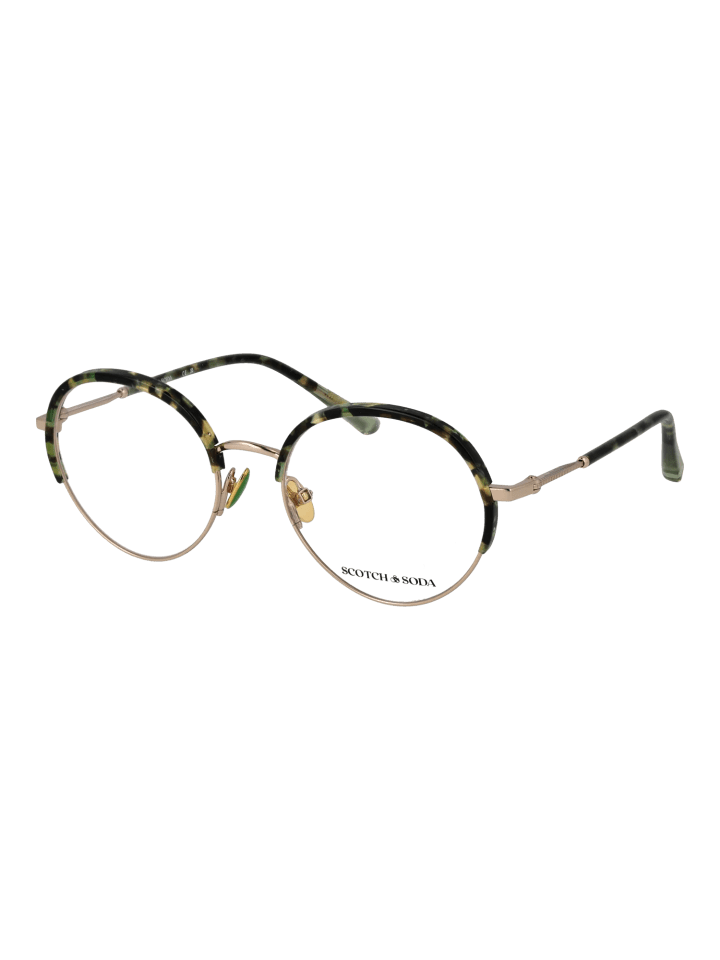 Damen Optische Fassungen Browline Gold