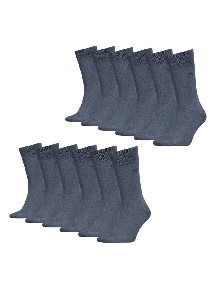 6 Paar Classic Socks in Blau