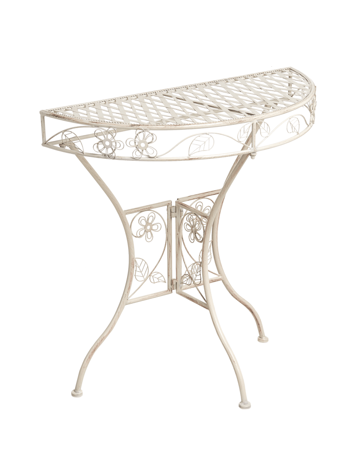 Outdoor Bistrotisch YAVIZA in Beige - (W) 36 x (H) 80 x (L) 80 cm