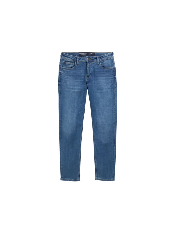 Jeans in used mid stone blue denim