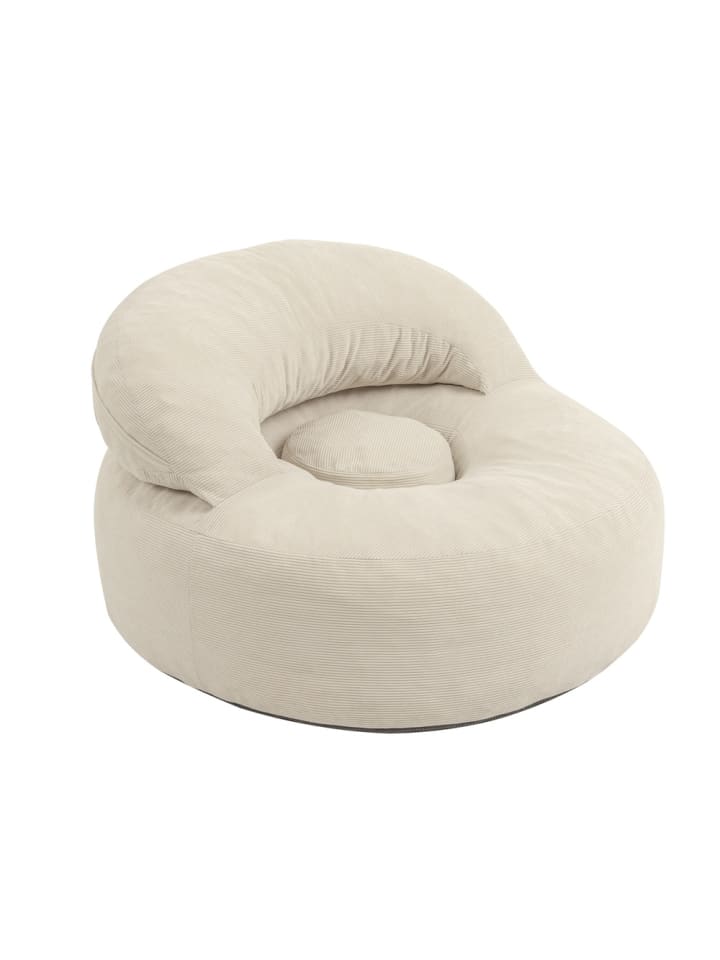 Sessel in Elfenbeinweiß - (W) 125 x (H) 65 x (L) 110 cm