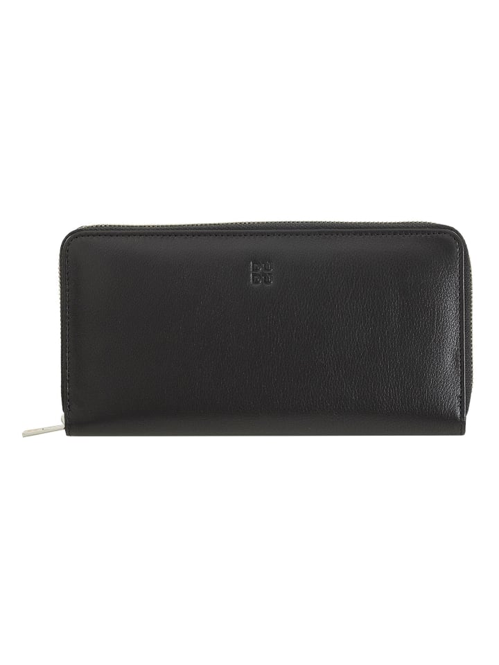 Ustica Geldbörse RFID Schutz Leder 20 cm black