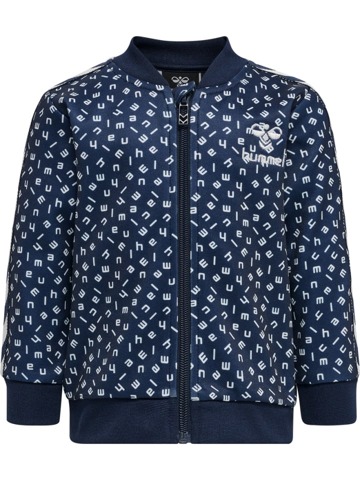Kinder Trainingsjacke "Troy Zip Jacket" in Schwarz