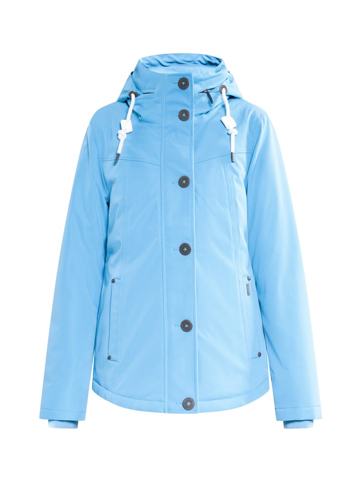 Damen Winterjacke in Eisblau