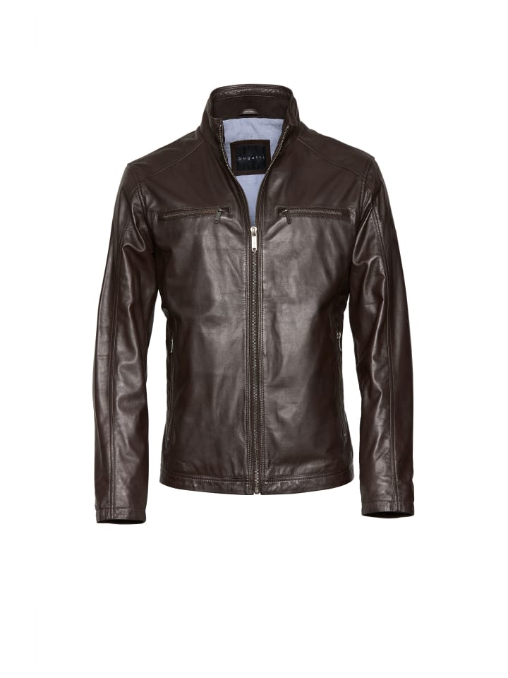 Lederjacke BUTOTO in Dunkelbraun