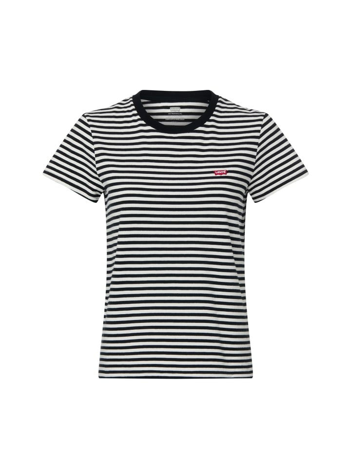 T-Shirt in schwarz weiß - 0008