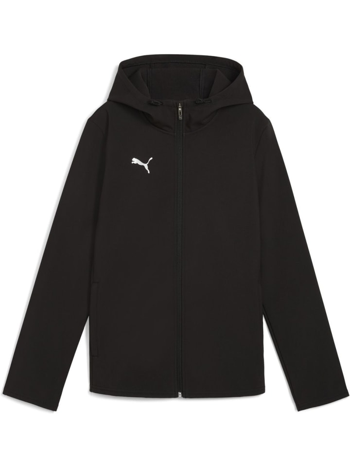 Regenjacke "TeamADDITIONS Softshell+ Jacket Wmn" in Schwarz