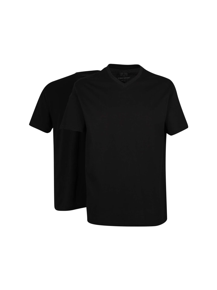 T-Shirt 2Er Pack Maverick in black