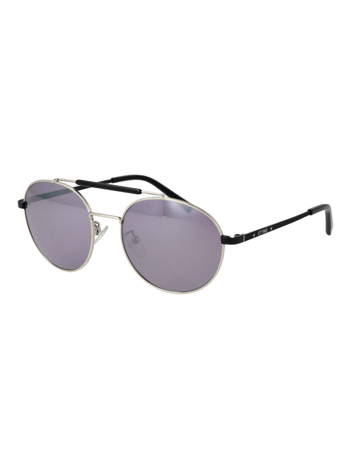 Herren Sonnenbrillen Aviator Silber