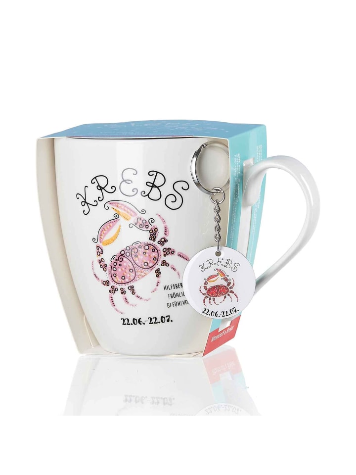 Jumbotasse Krebs Astro in 650 ml in bunt
