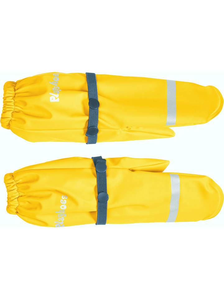Matschhandschuh mit Fleece-Futter in Gelb
