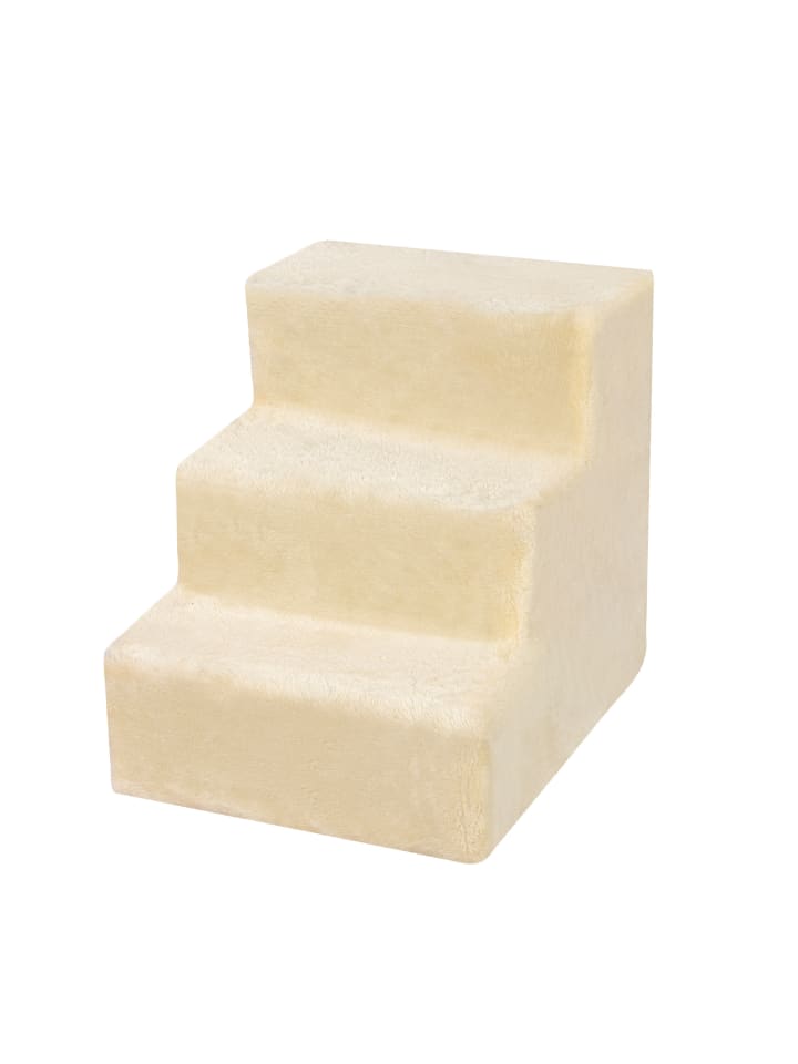 Hundetreppe in Beige - (B)35 x (H)36,5 x (T)45 cm