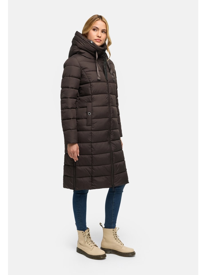 Winterjacke Navahoo Mondmaedchen Damen Winter Steppjacke N036 in Choco