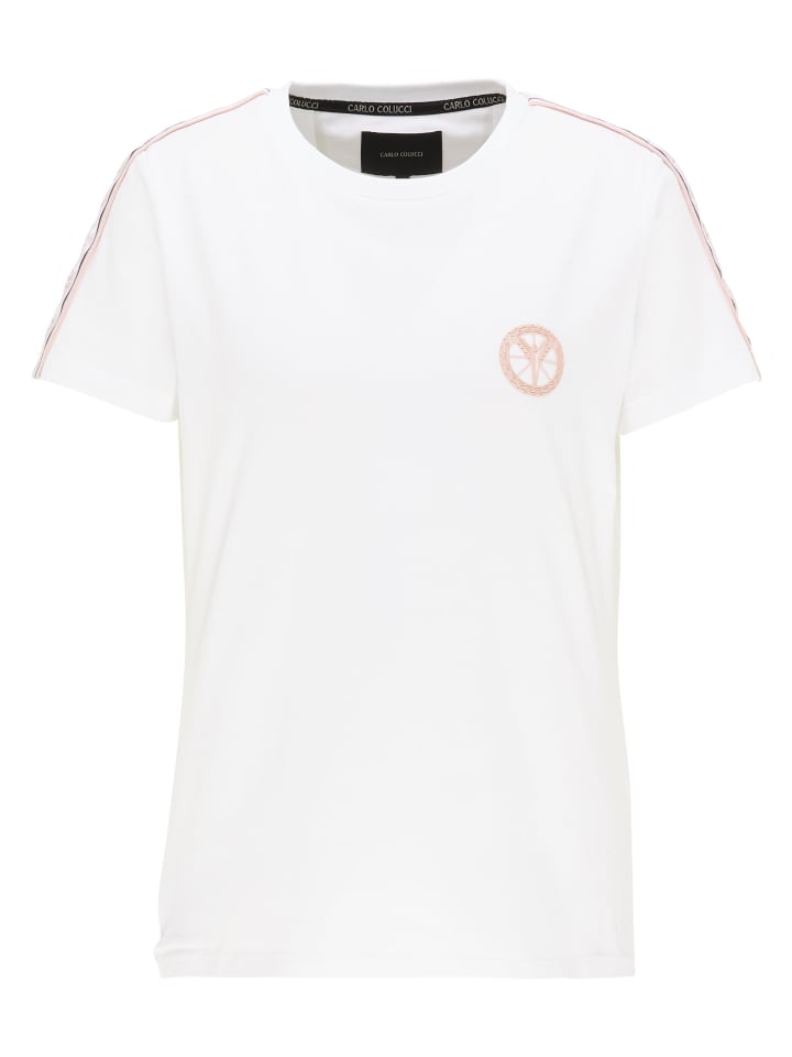 T-Shirt Castadelli in Weiß
