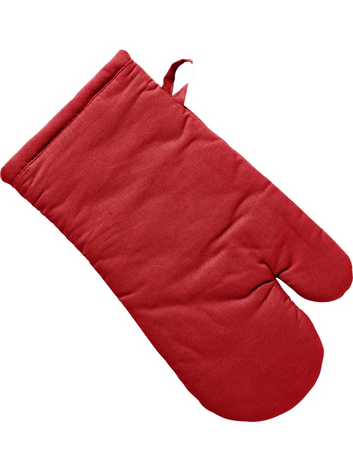 Baumwolle Ofenhandschuh Seattle in rot