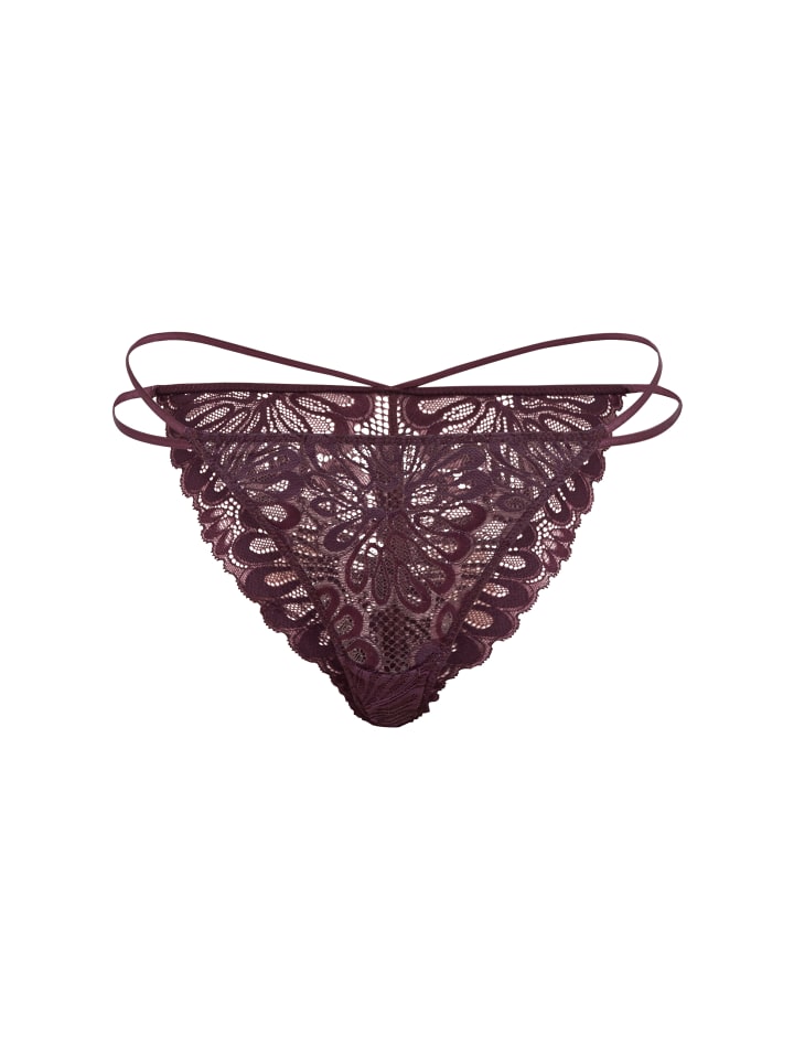 String in aubergine