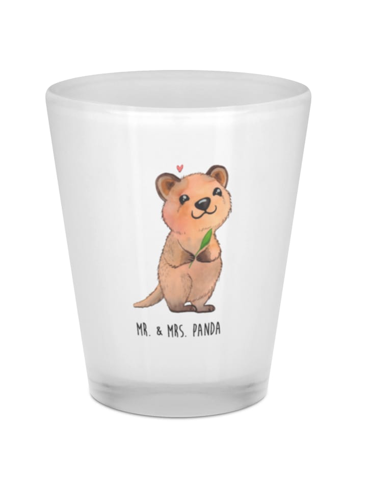 Stamperl Quokka Happy ohne Spruch in Transparent