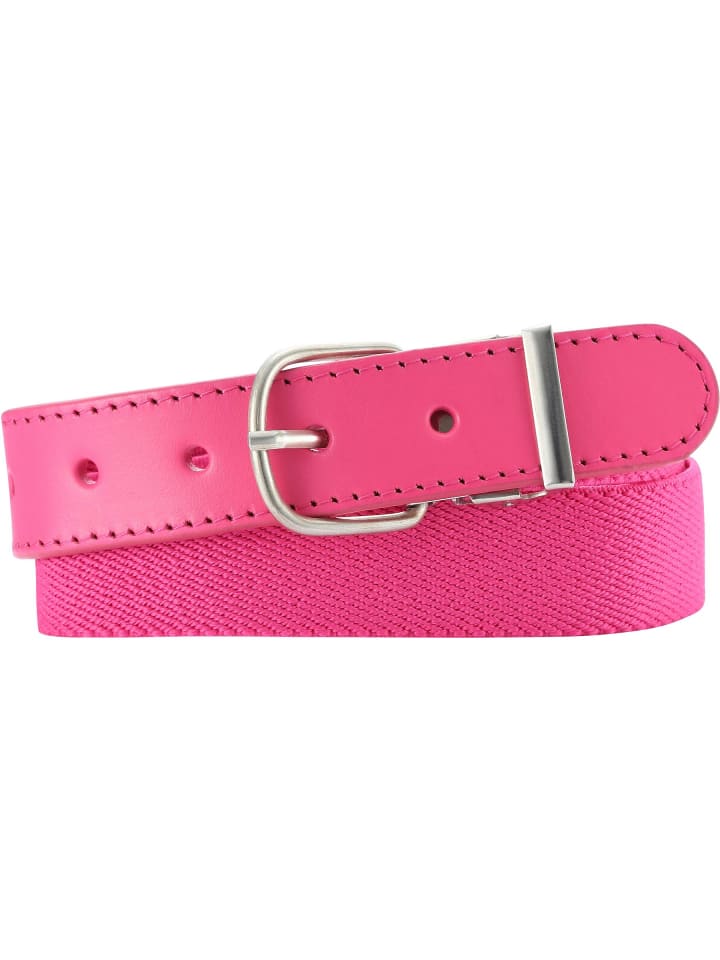 Elastik-Gürtel in Pink