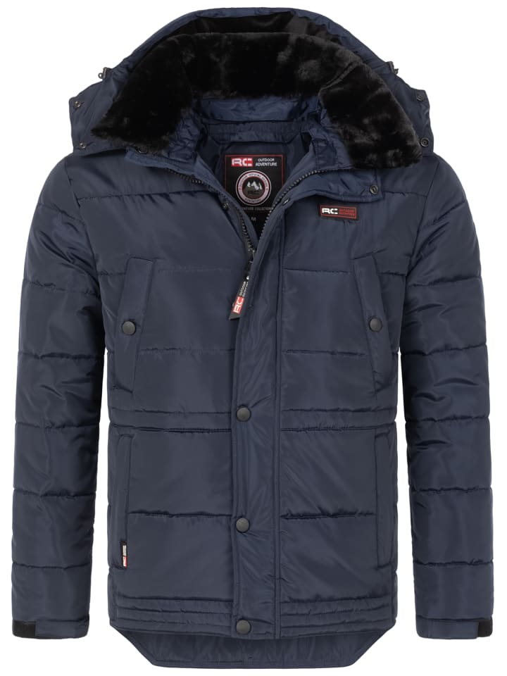 Winterjacke in Navy