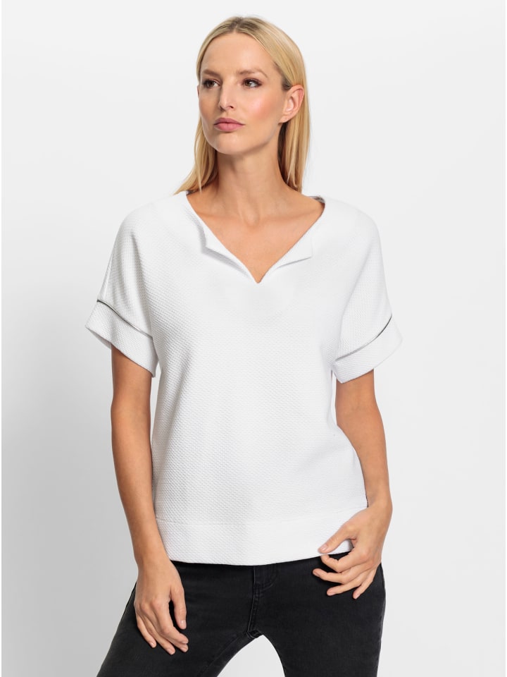 Sweatshirt in weiß