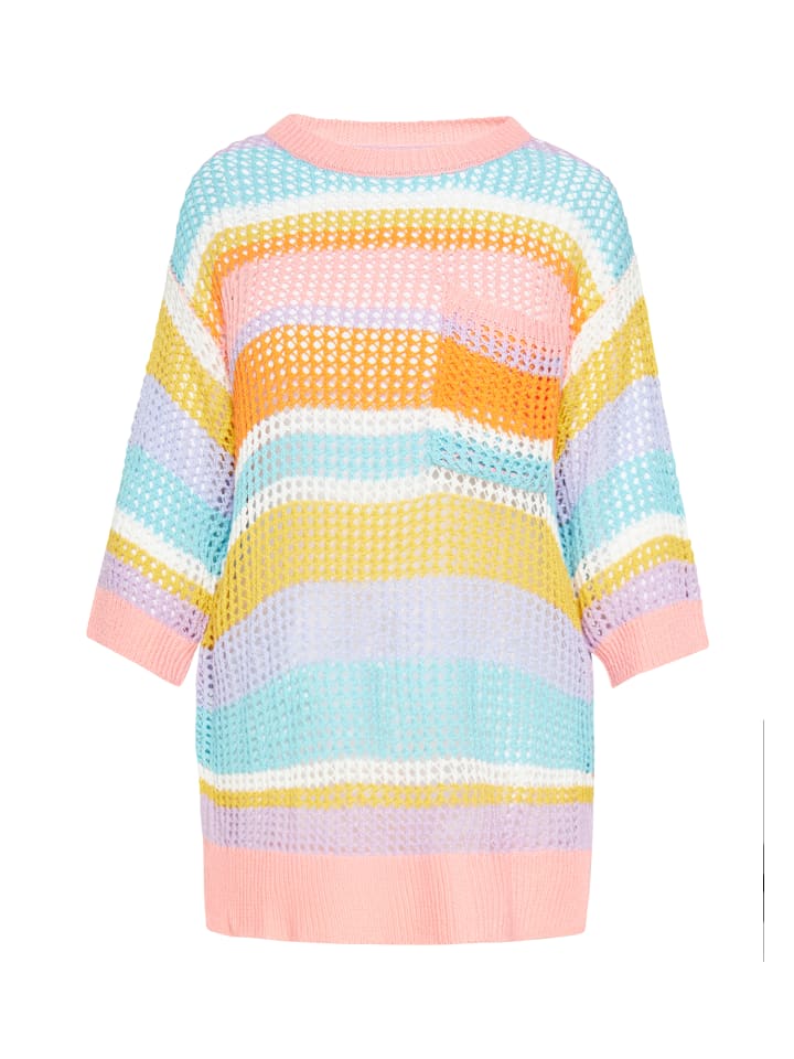 Women Sweater in multicolour pink