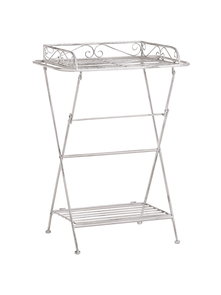 Beistelltisch ANCUD in Weiß - (W) 35 x (H) 73 x (L) 40 cm
