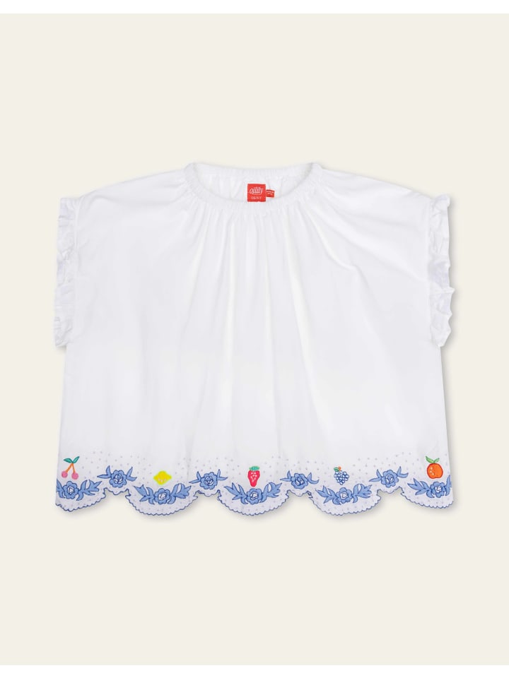 Bazar Bluse in Weiß