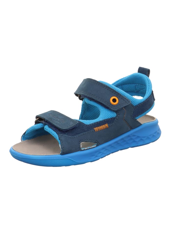 Sandale LAGOON MIDI in Blau/Orange