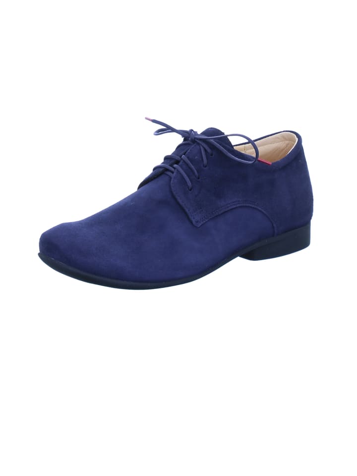 Eleganter Schnürschuh in blau