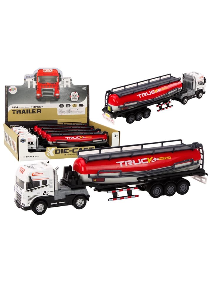 LKW mit Anhänger TIR 1:24 Auto LKW Zubehör Sounds Tanker