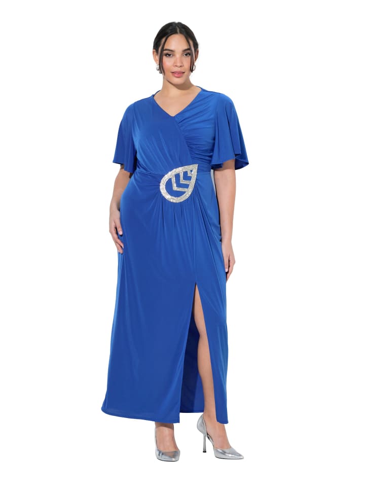 Midikleid in royalblau