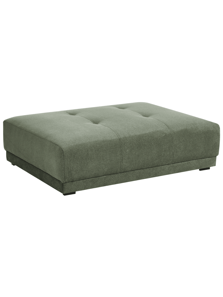 Ottomane TORPO in Grün/Schwarz - (W) 125 x (H) 38 x (L) 96 cm
