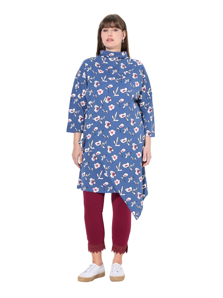 Midikleid in helles segelblau