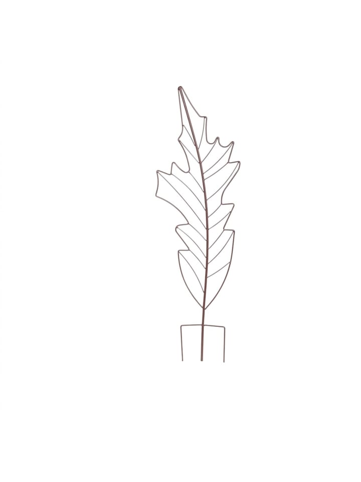 2 x Rankgitter "Blatt" in Braun - (B)30 x (H)100 cm