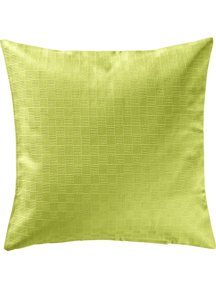 Jacquard, Baumwollmischung Kissenhülle Paderborn in grün