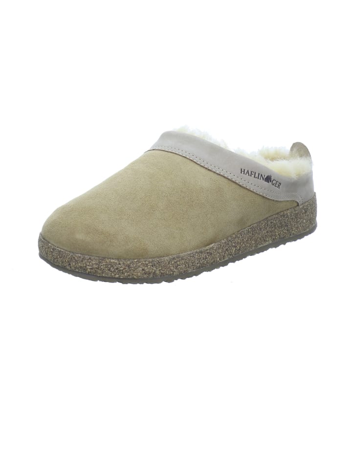 Hausschuh in beige