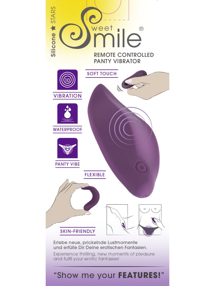 Sweet Smile Auflegevibrator Panty Vibrator in lila günstig kaufen | limango