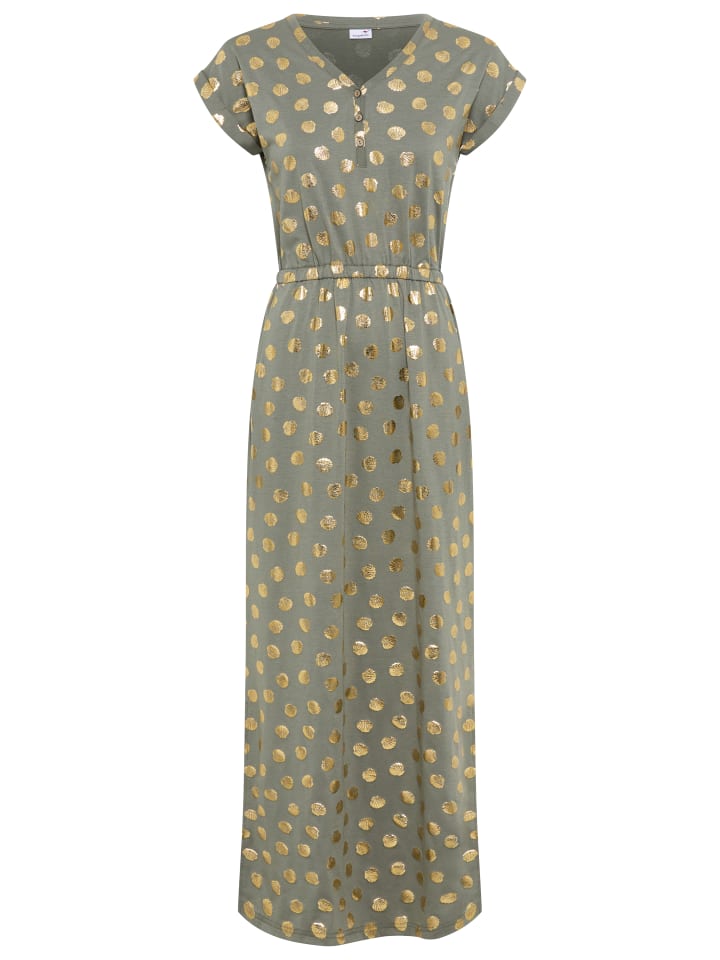 Maxikleid in khaki