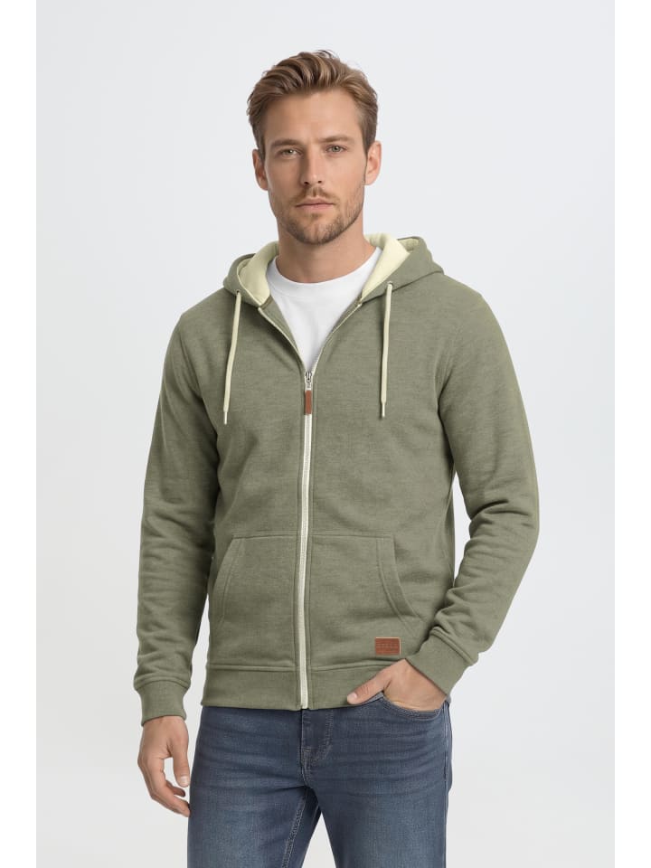 Kapuzensweatjacke BHHulker in Dunkelgrün