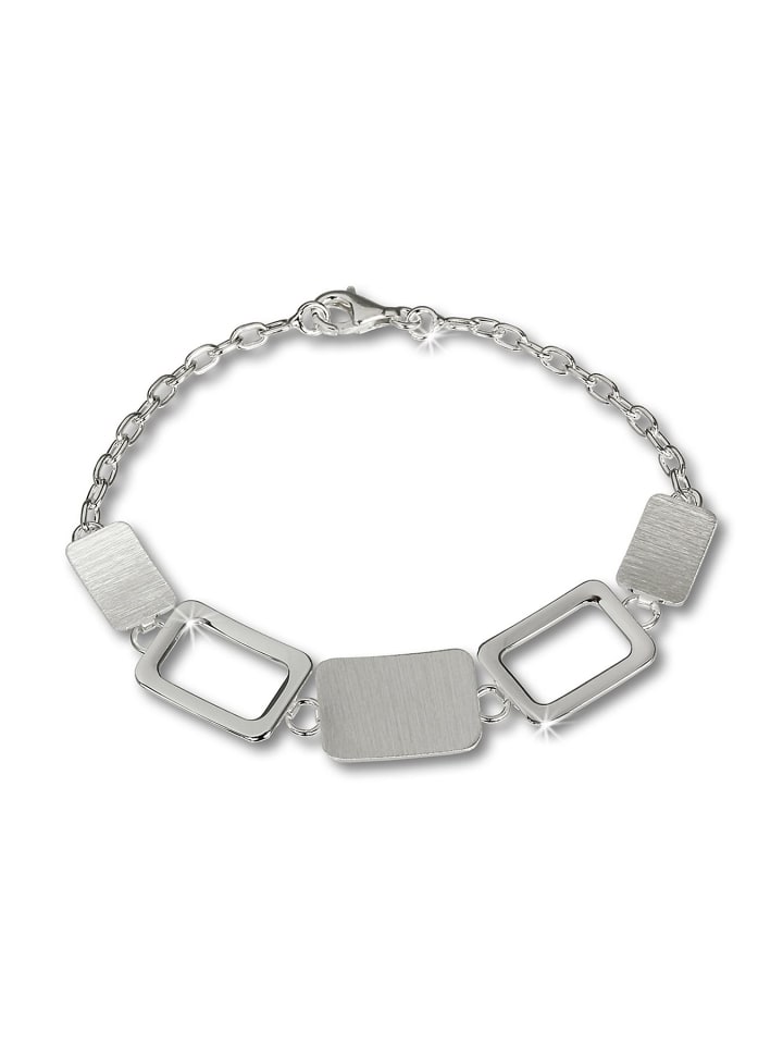 925 Sterling Silber Damen SilberDream Armbänder Square ca. 20cm