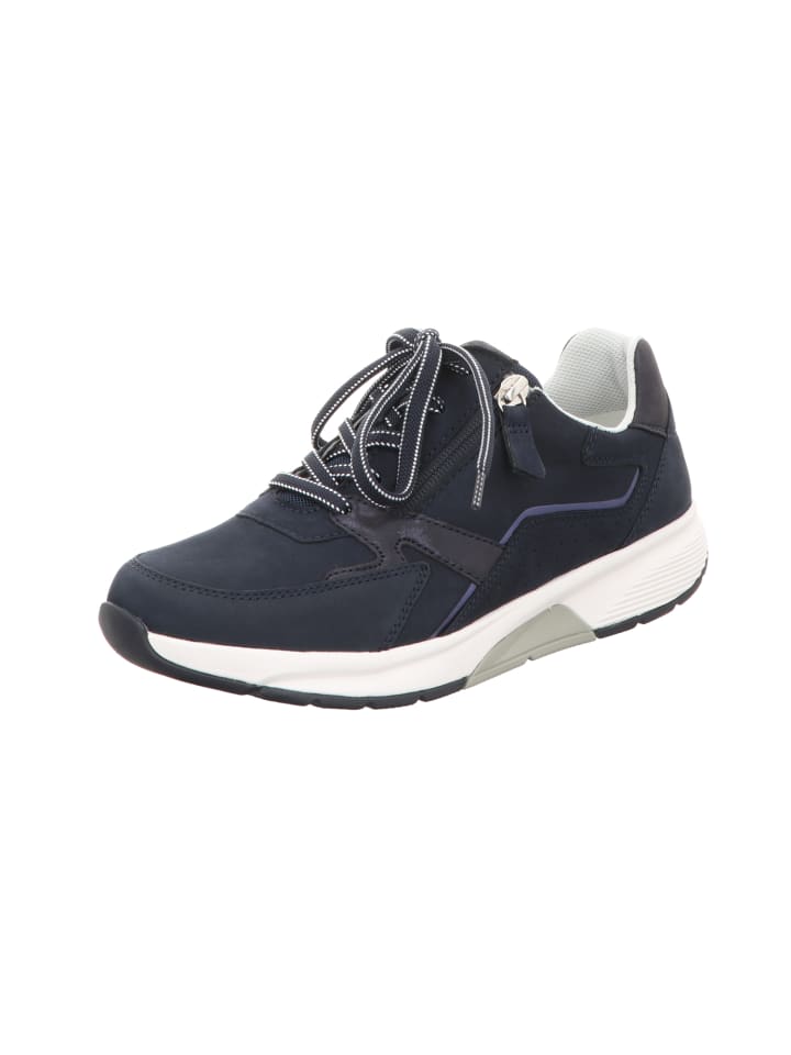 Schnürschuh in blau
