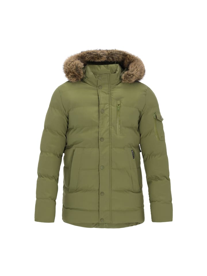 Men Coat in olive