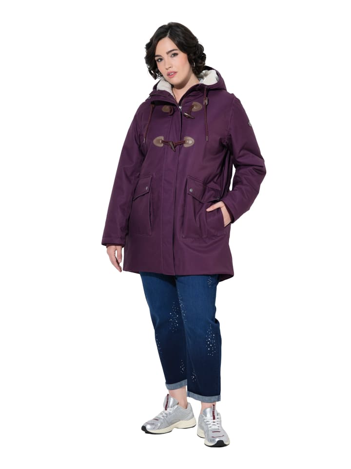 Funktionsjacke in brombeere