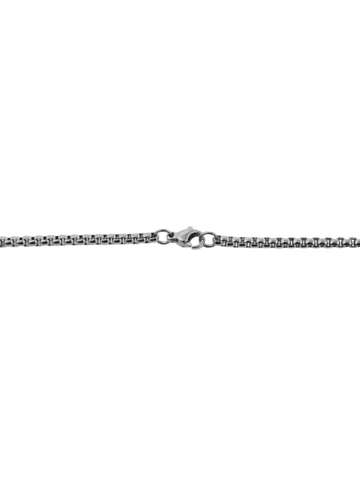 Unisex Halskette mit Anhänger – aus Edelstahl in silber