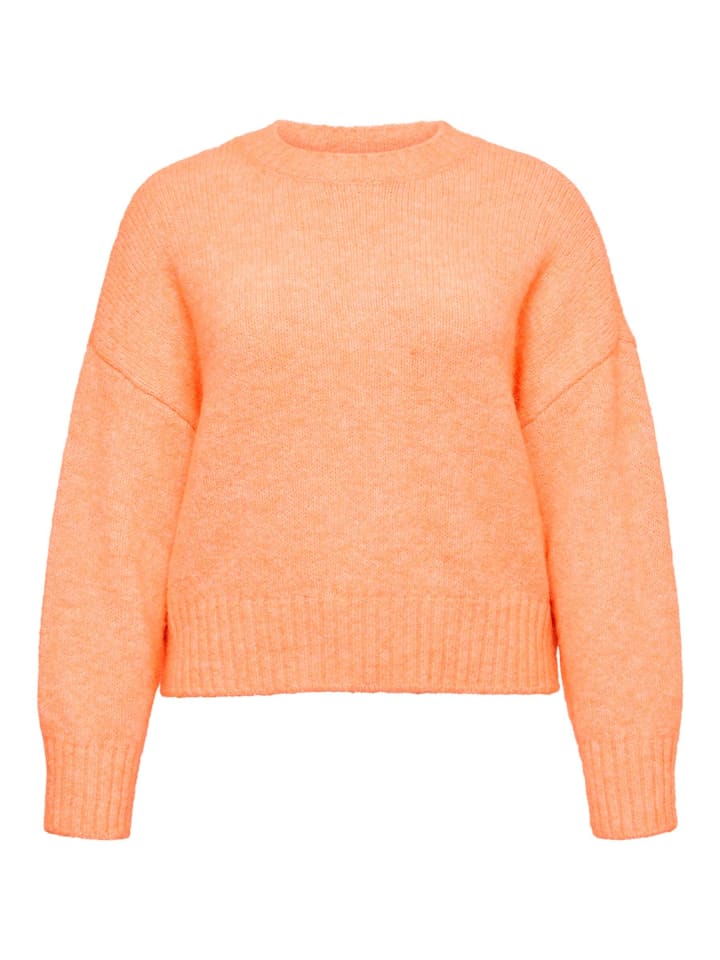 Strickpullover in Persimmon Orange