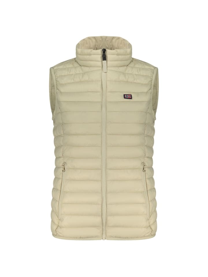 Beige Polyamid Damen Weste