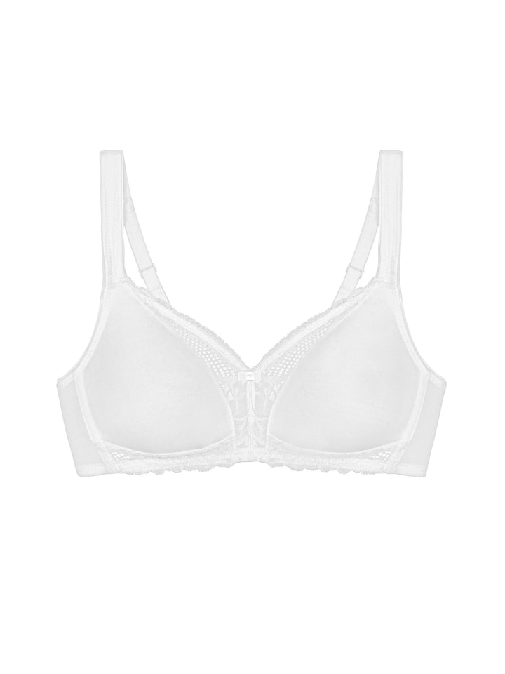 Bügelloser BH Modern Lace+Cotton in white