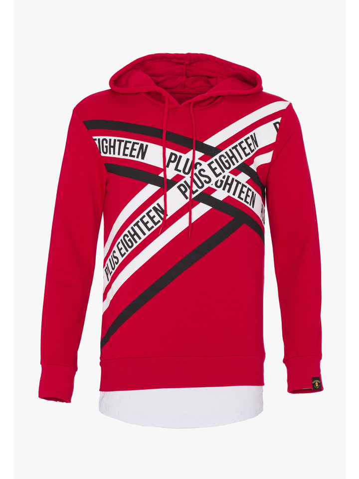 Herren Kapuzenpullover in Rot