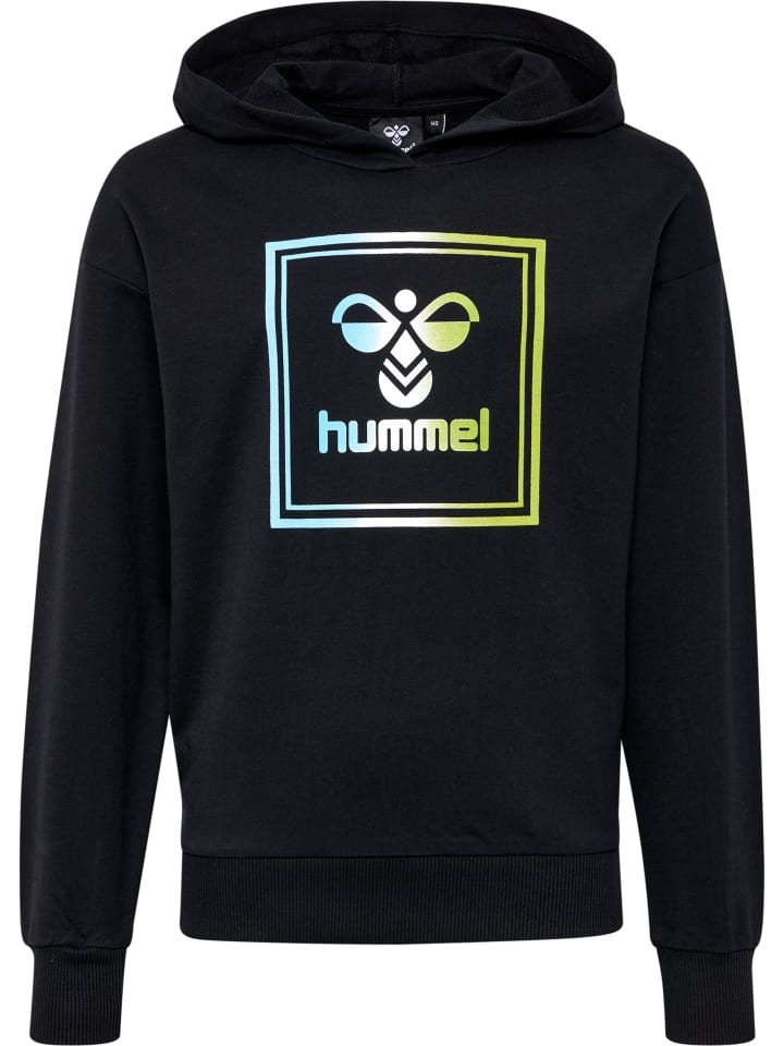 Kapuzenpullover Hmlleiden Mädchen in BLACK IRIS/OIL BLUE