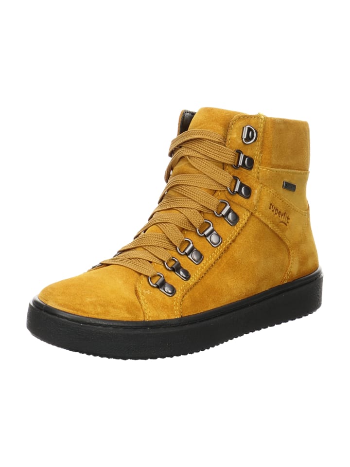 Schnürschuhe in Gelb